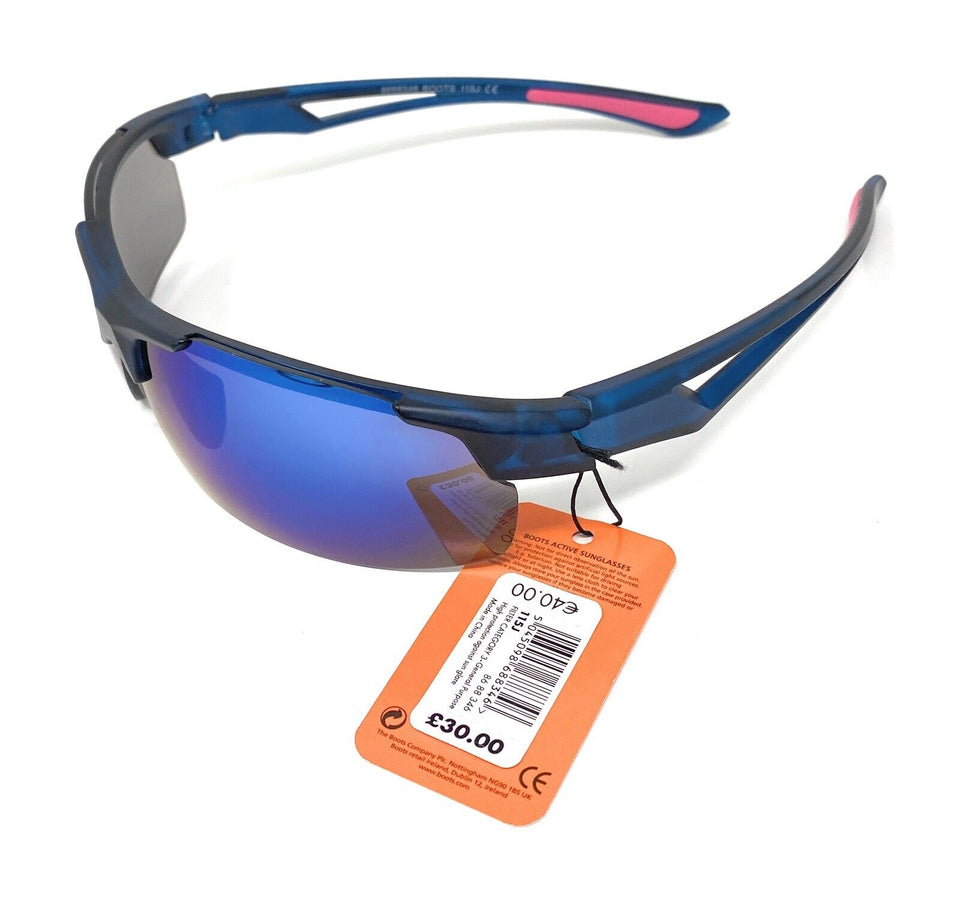 Sunglasses Men's Active Sport Style Blue 115J  11