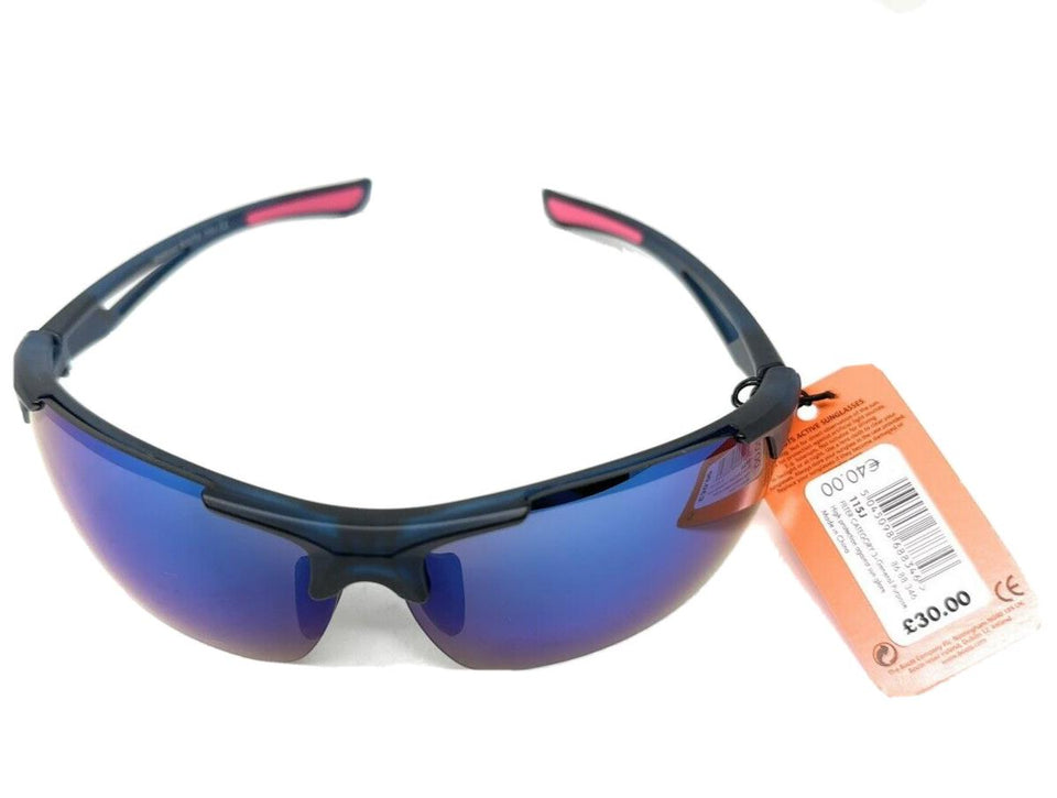 Sunglasses Men's Active Sport Style Blue 115J 2