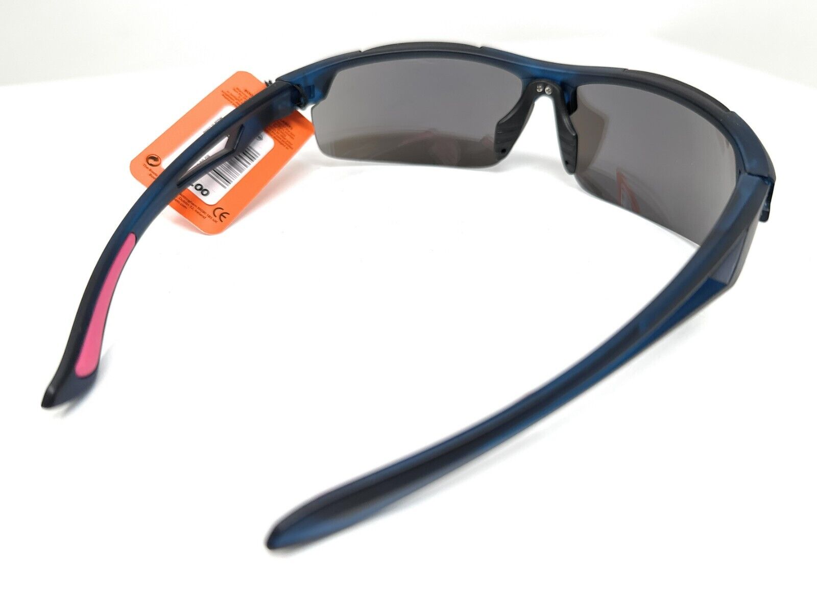 Men's Active Sunglasses Black Sports Style Red Arms Boots 120J  8