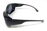 Polarised Sunglasses Optical Covers Over Spectacles BLACK Diamond Effect 571 4