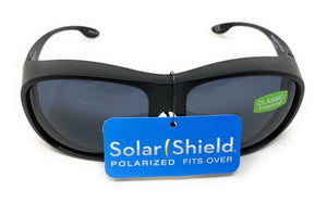 Polarised Sunglasses Optical Covers for Over Spectacles BLACK 570 10