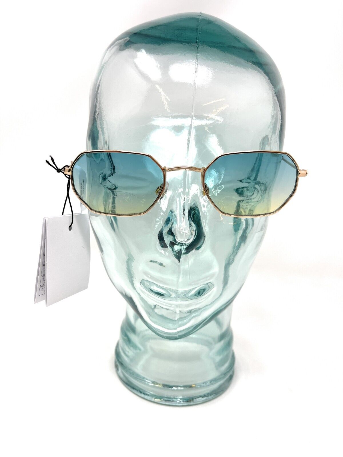 Sunglasses Gold Frame Blue Urban Outfitters 44022 1