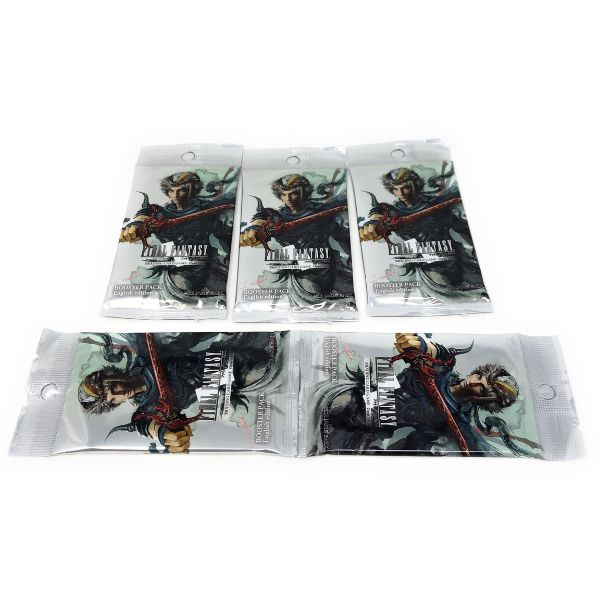 Final Fantasy Opus 6 Trading Card Game 5 Booster Packs – Ltd