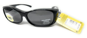Sunglasses over prescription glasses Polarised Optical Covers Black 163J 4