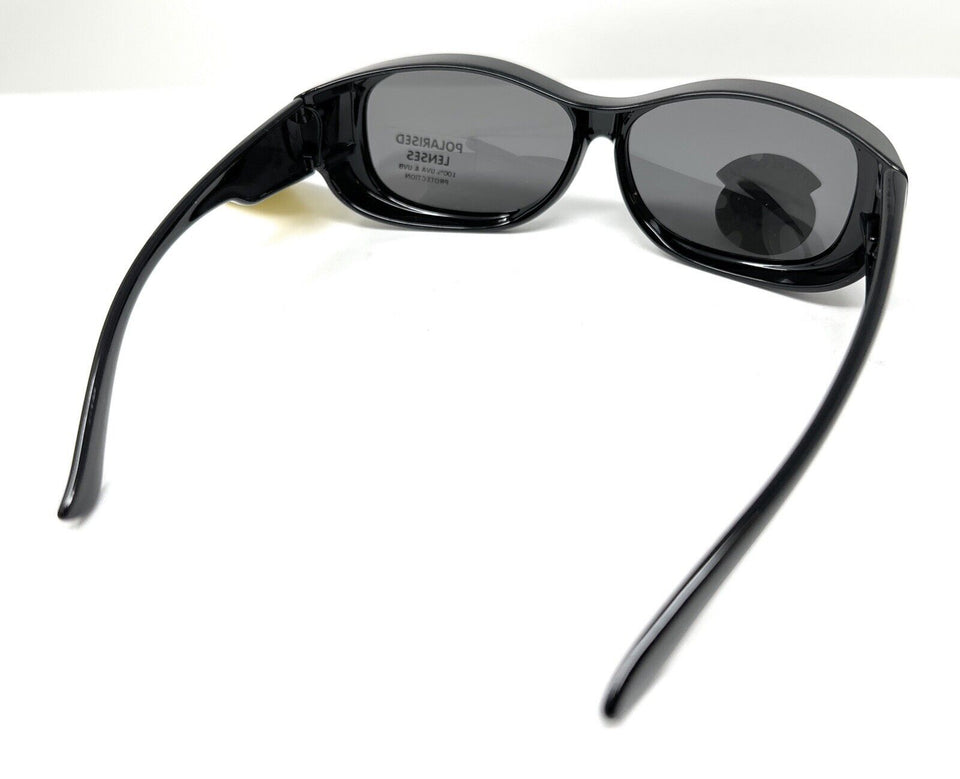 Sunglasses over prescription glasses Polarised Optical Covers Black 163J 5