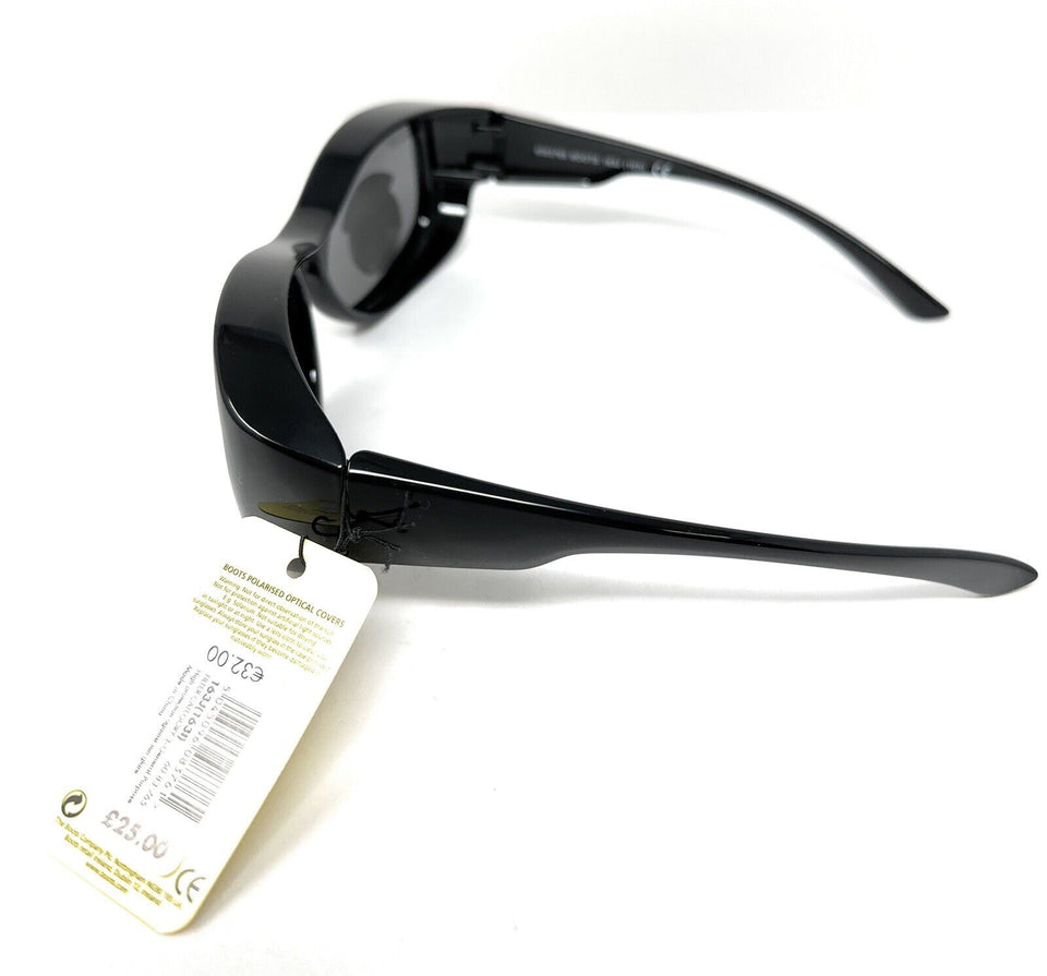 Sunglasses over prescription glasses Polarised Optical Covers Black 163J 7