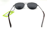 Mens Polarised Sunglasses Oval Style Grey Lens Metal Frame Boots 103J 4