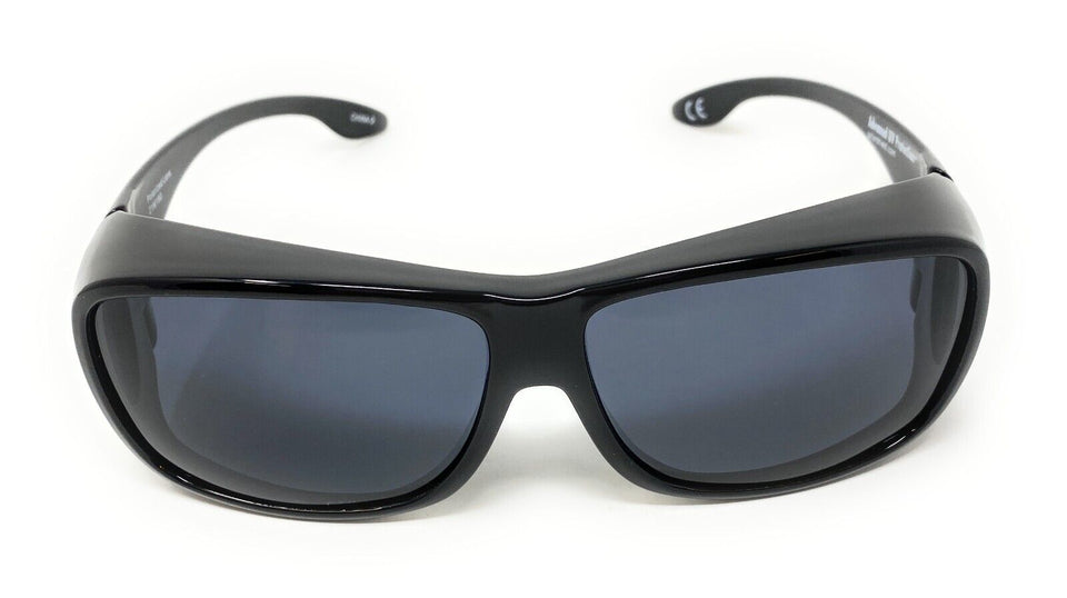 Sunglasses Polarised Optical Covers for Over Spectacles BLACK 574 11