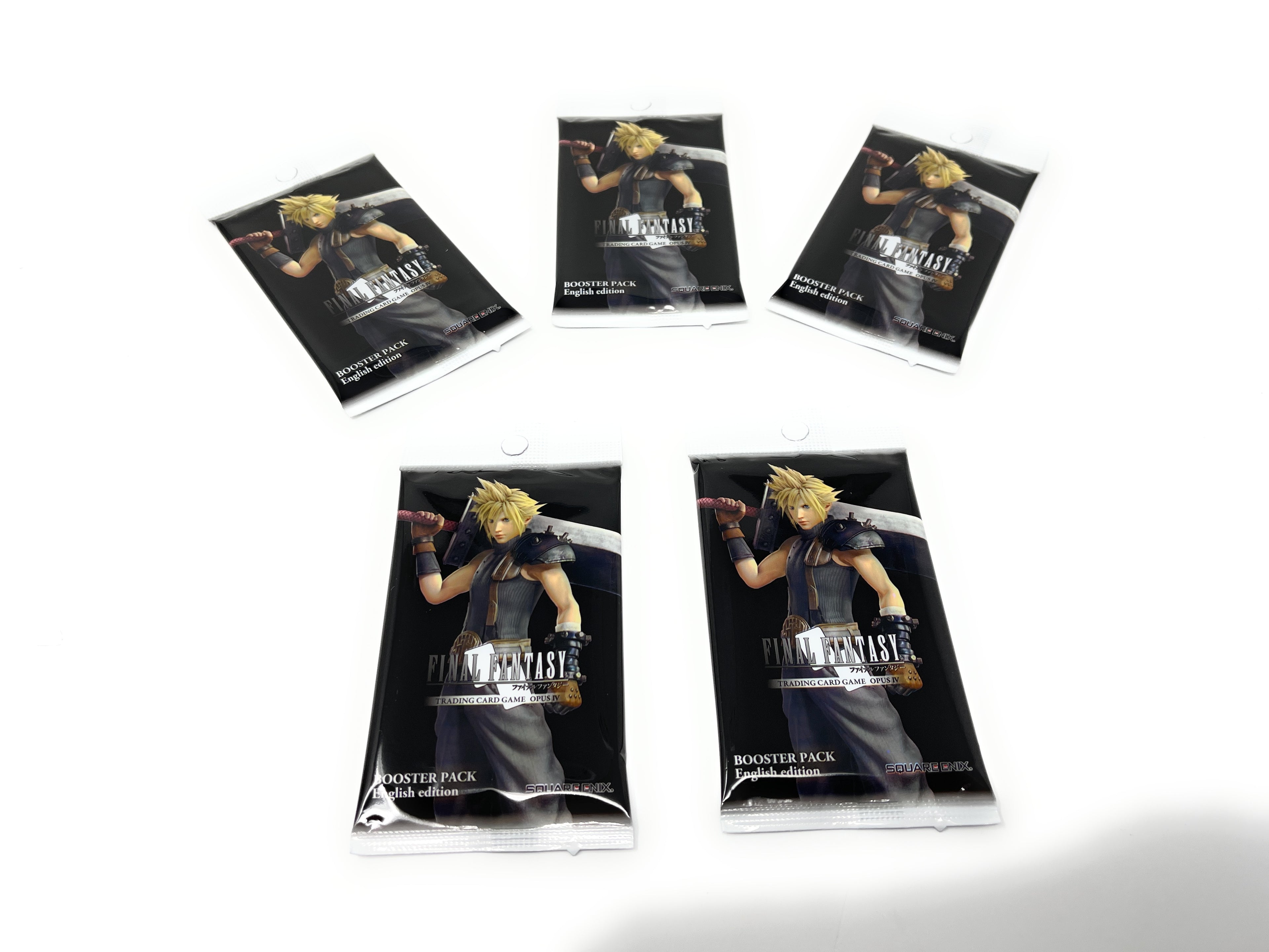 Final Fantasy Opus 4 Trading Card Game 5 Booster Packs