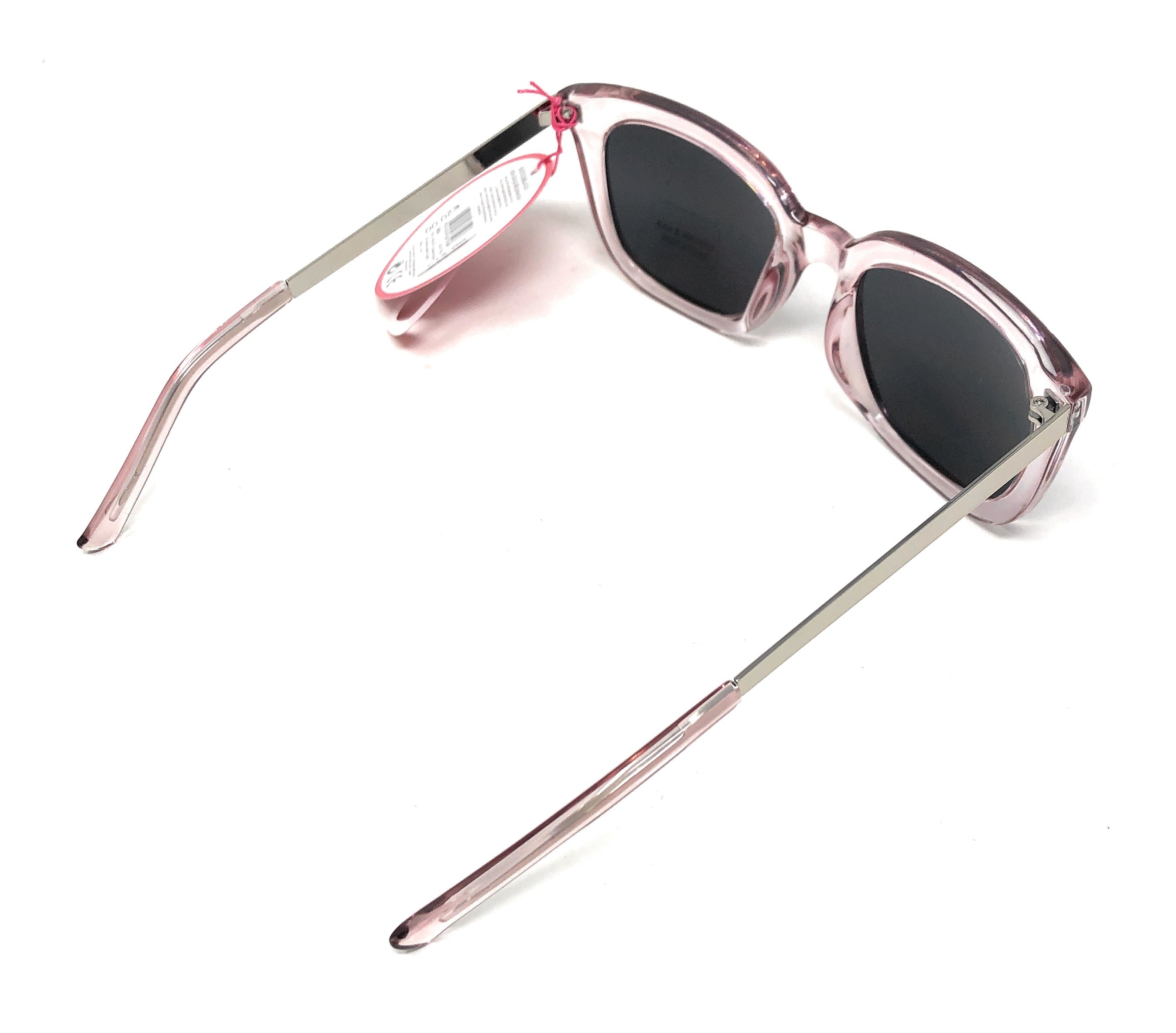 Chic Retro Women's Sunglasses with Grey Lenses and Silver Arms