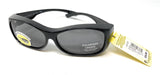 Sunglasses over prescription glasses Polarised Optical Covers Black 163J 8