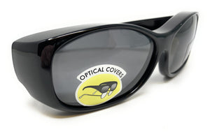 Sunglasses over prescription glasses Polarised Optical Covers Black 163J 10