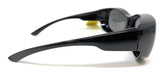 Sunglasses over prescription glasses Polarised Optical Covers Black 163J 11