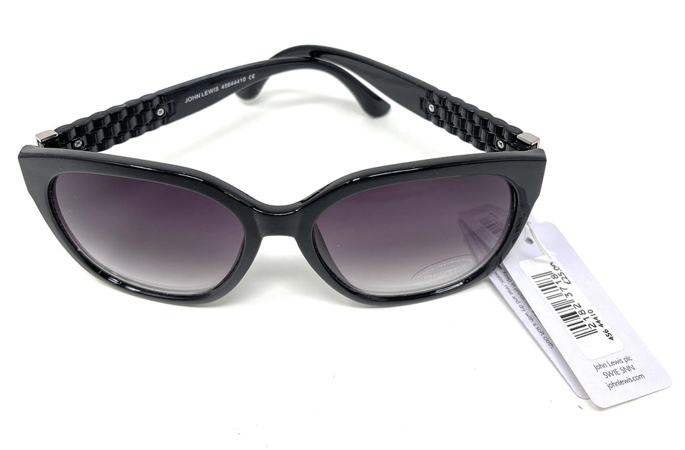 Ladies Sunglasses Black and Silver John Lewis 44410 5
