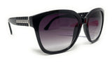 Ladies Sunglasses Black and Silver John Lewis 44410 11