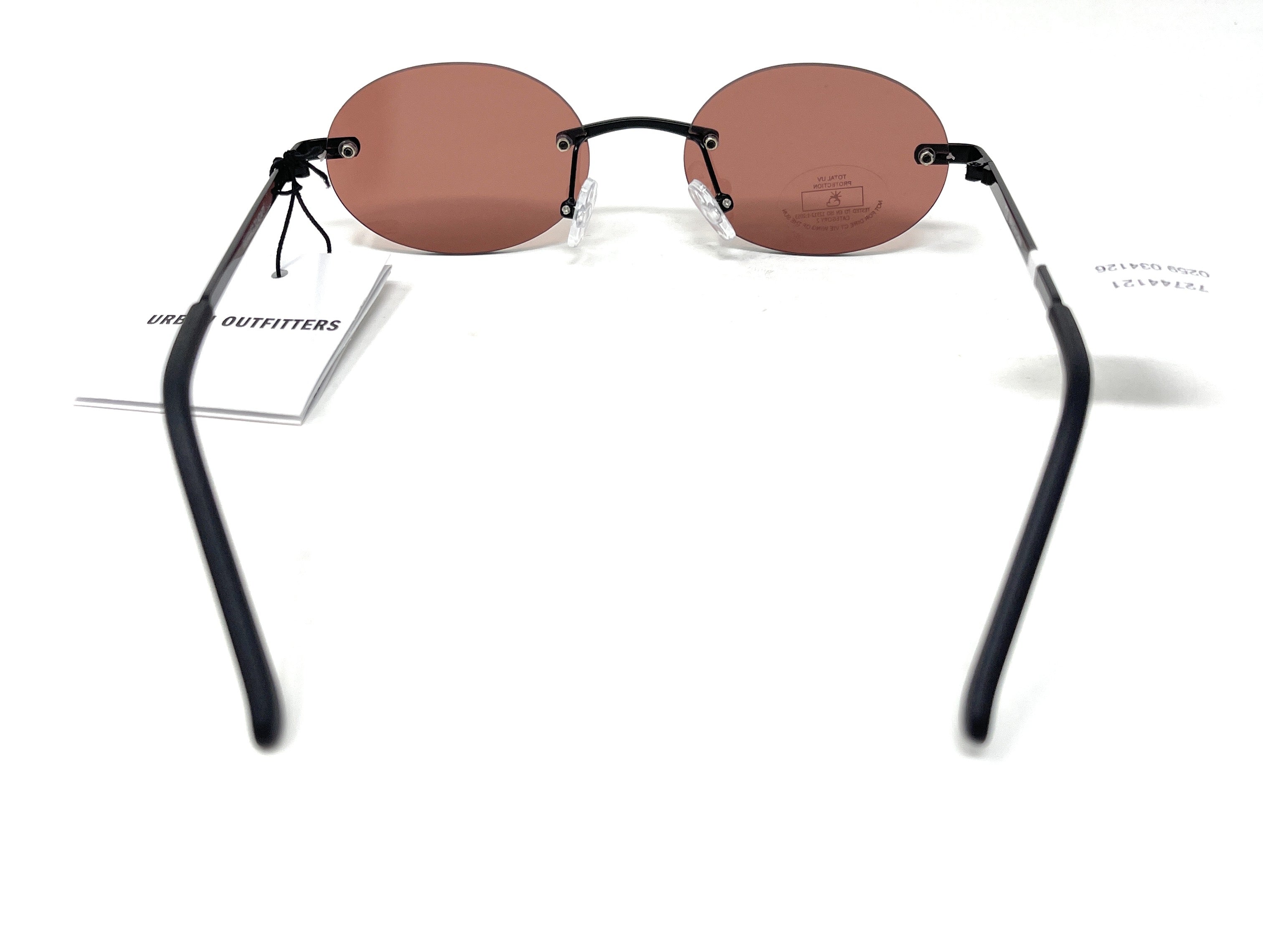 Urban Outfitters 44121 Frameless Sunglasses - rear View