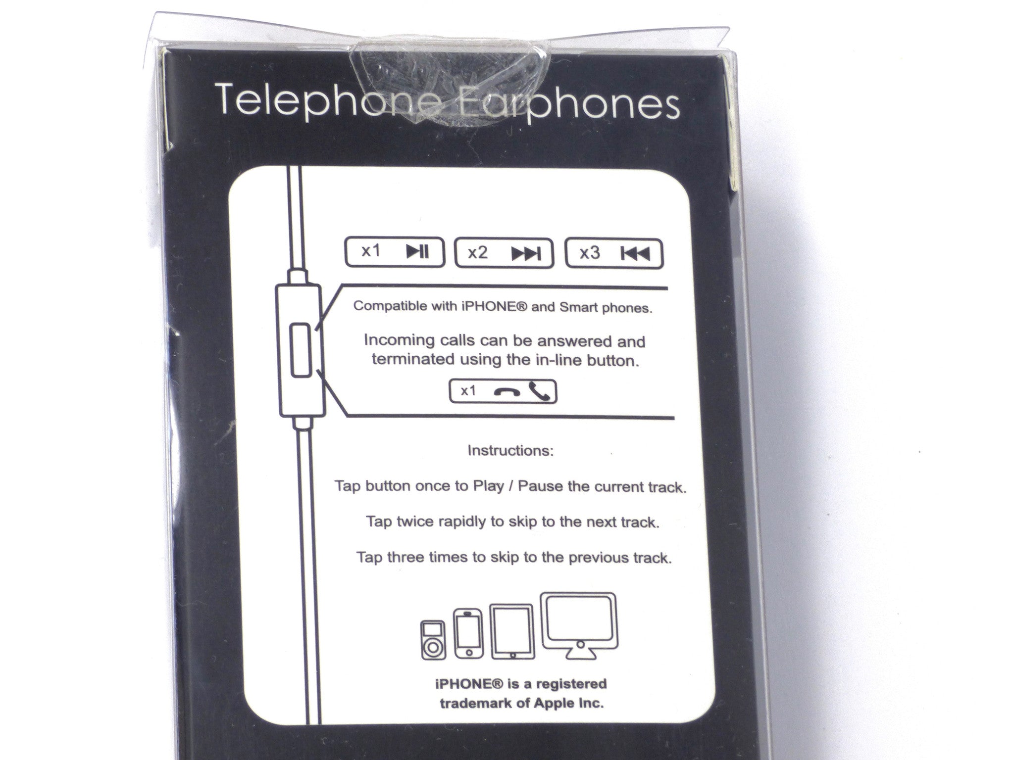 Retro Design Telephone Earphones With Built In Microphone