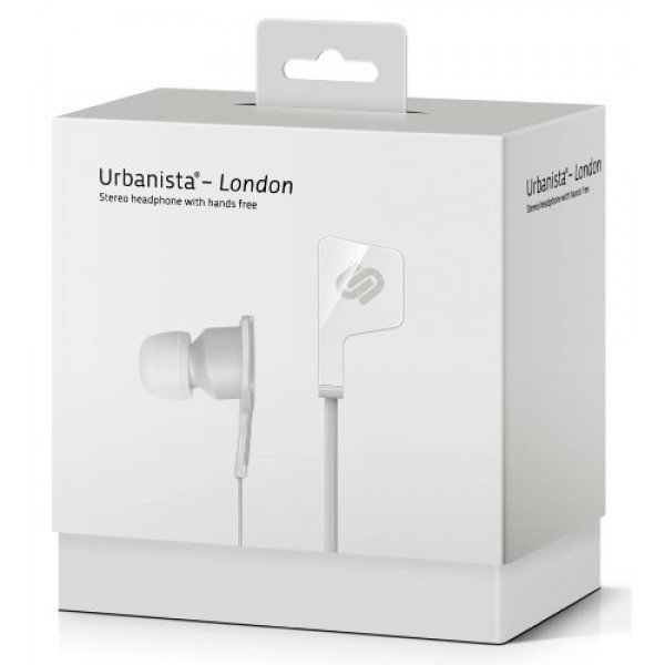 Urbanista London In-Ear Headphones - White - Clubit.co.uk