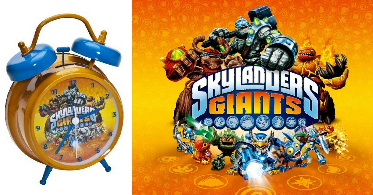 Skylanders alarm clock your children won't mind waking up to