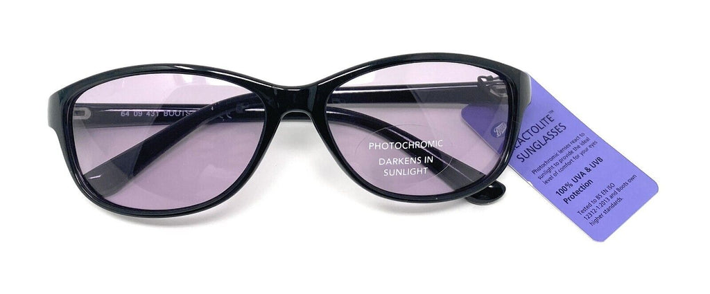 Boots REACTOLITE™ Sunglasses Photochromic Black Frames 123F