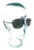 Mens Polarised Sunglasses Black Metal Frame Boots 1031 12