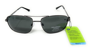 Mens Polarised Sunglasses Black Metal Frame Boots 1031 1