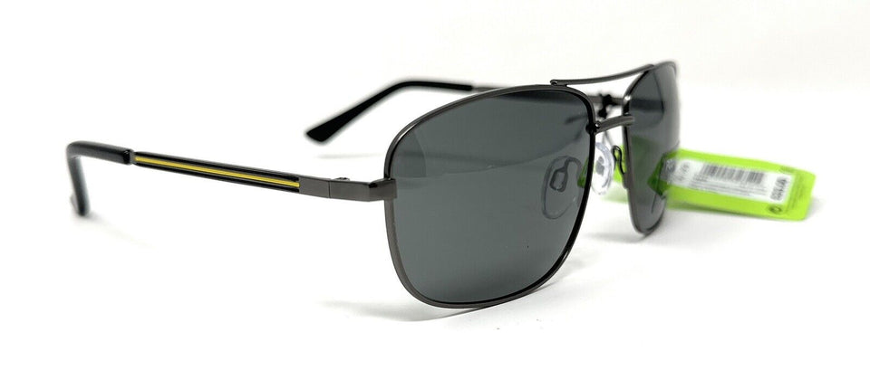 Mens Polarised Sunglasses Black Metal Frame Boots 1031 2