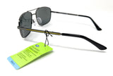 Mens Polarised Sunglasses Black Metal Frame Boots 1031 4