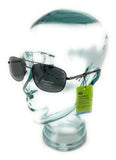 Mens Polarised Sunglasses Black Metal Frame Boots 1031 6