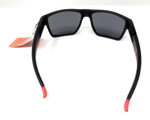 Men's Active Sunglasses Black Sports Style Red Arms Boots 120J  5