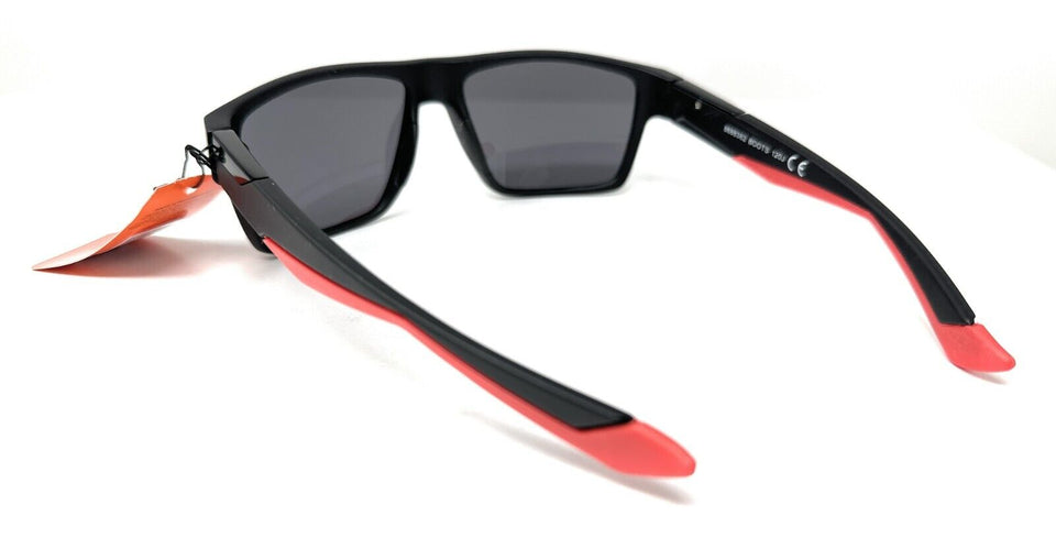 Men's Active Sunglasses Black Sports Style Red Arms Boots 120J  7