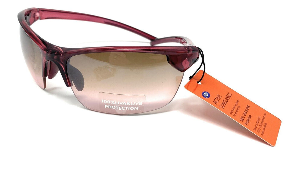 Boots Active Ladies' Sunglasses Burgundy Sports Style 120I 8
