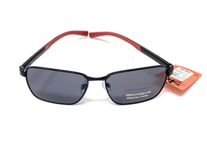Boots Men's Active Sunglasses Black Frames Red Arms 118J 3