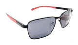 Boots Men's Active Sunglasses Black Frames Red Arms 118J 6