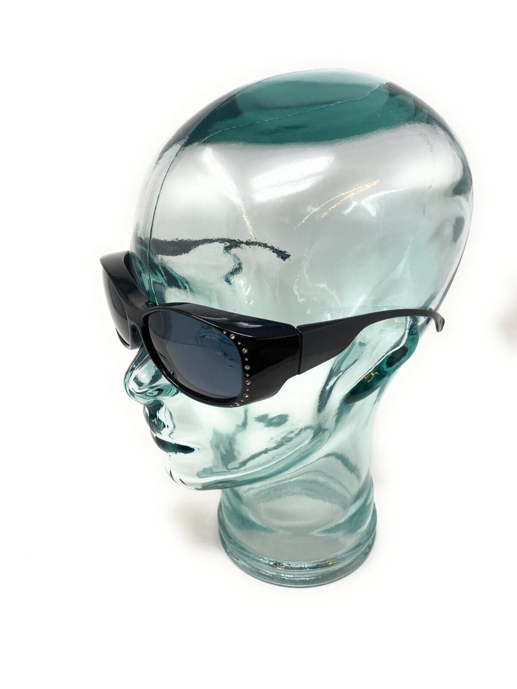 Polarised Sunglasses Optical Covers Over Spectacles BLACK Diamond Effect 571 17