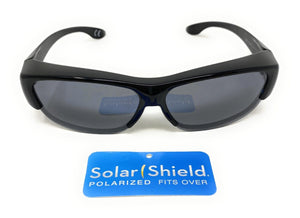 Polarised Sunglasses Optical Covers for Over Spectacles Gloss BLACK 573 3