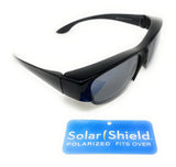 Polarised Sunglasses Optical Covers for Over Spectacles Gloss BLACK 573 4