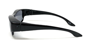 Polarised Sunglasses Optical Covers for Over Spectacles Gloss BLACK 573 6