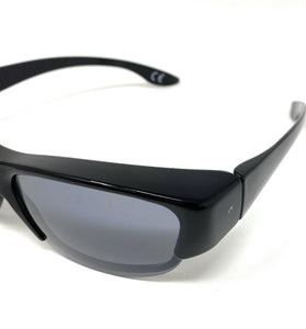 Polarised Sunglasses Optical Covers for Over Spectacles Gloss BLACK 573 7