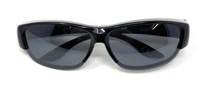 Polarised Sunglasses Optical Covers for Over Spectacles Gloss BLACK 573 9