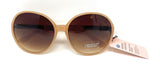Ladies Sunglasses Brown Gold Metal Detail Boots 031I 2