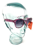 MUK Sunglasses Women's Fashion Pink Purple Animal Print Frame 7833  9