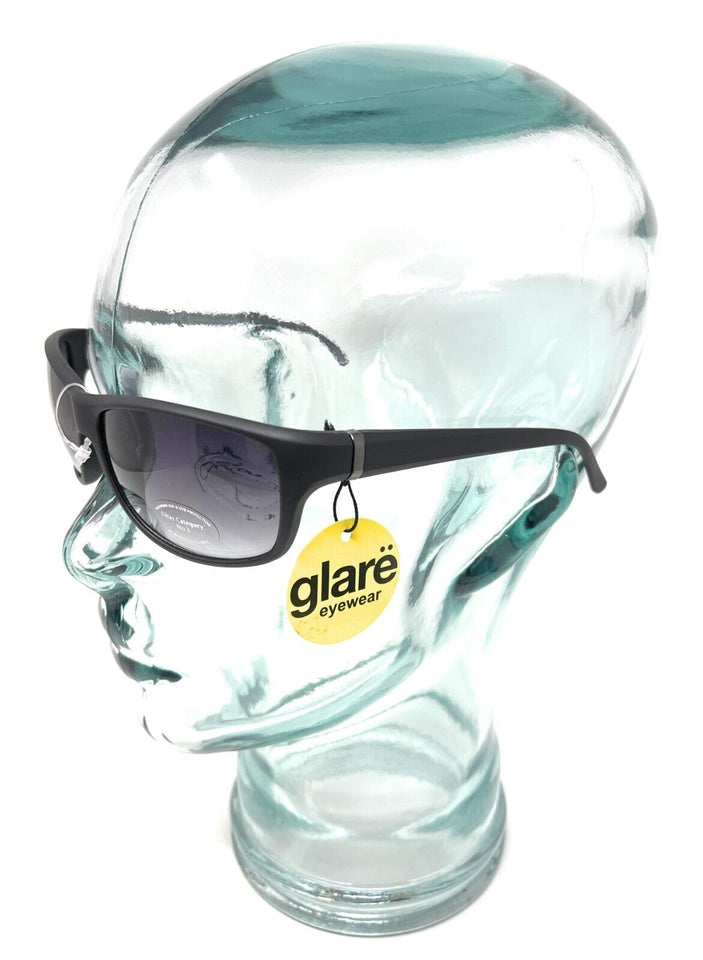 Glare Sunglasses Fashion Black Frame with Black Tinted Lens 1RHS81 10