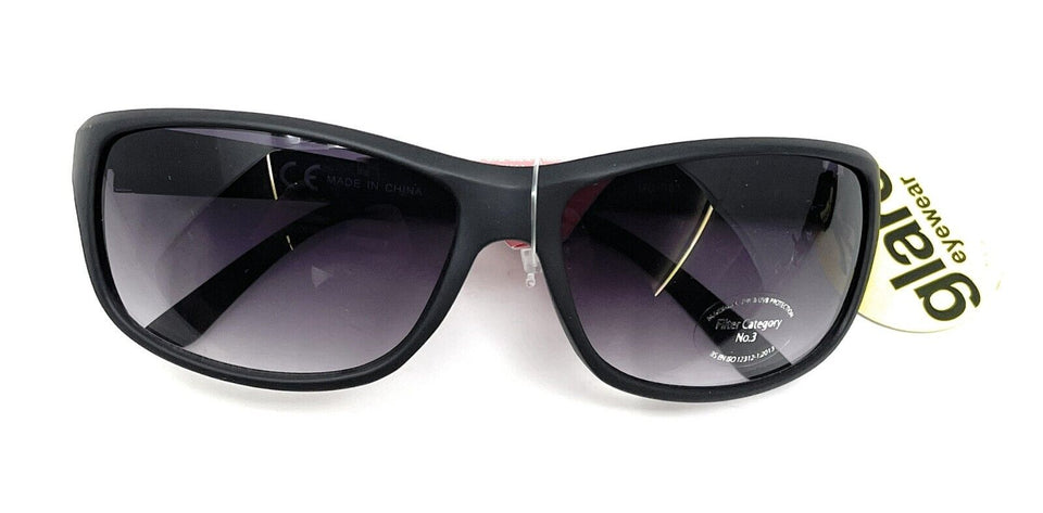 Glare Sunglasses Fashion Black Frame with Black Tinted Lens 1RHS81 1