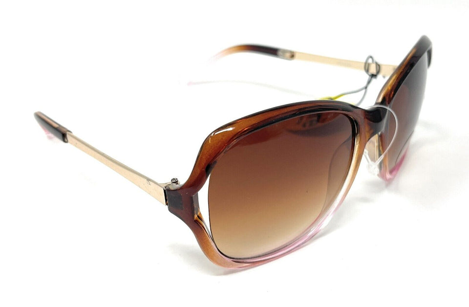 Glare Sunglasses Fashion Pink Brown Frame with Tinted Lens 1RHS86 8
