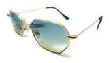 Sunglasses Gold Frame Blue Urban Outfitters 44022 8