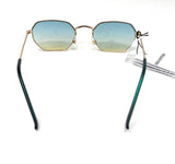 Sunglasses Gold Frame Blue Urban Outfitters 44022 6
