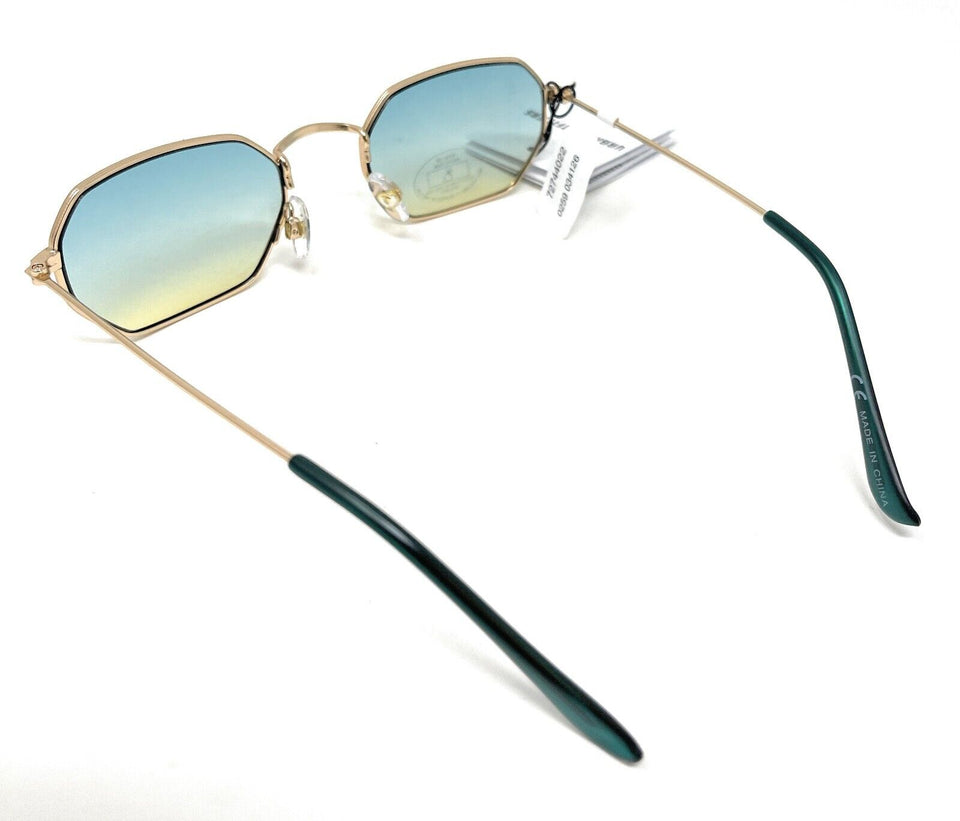 Sunglasses Gold Frame Blue Urban Outfitters 44022 7