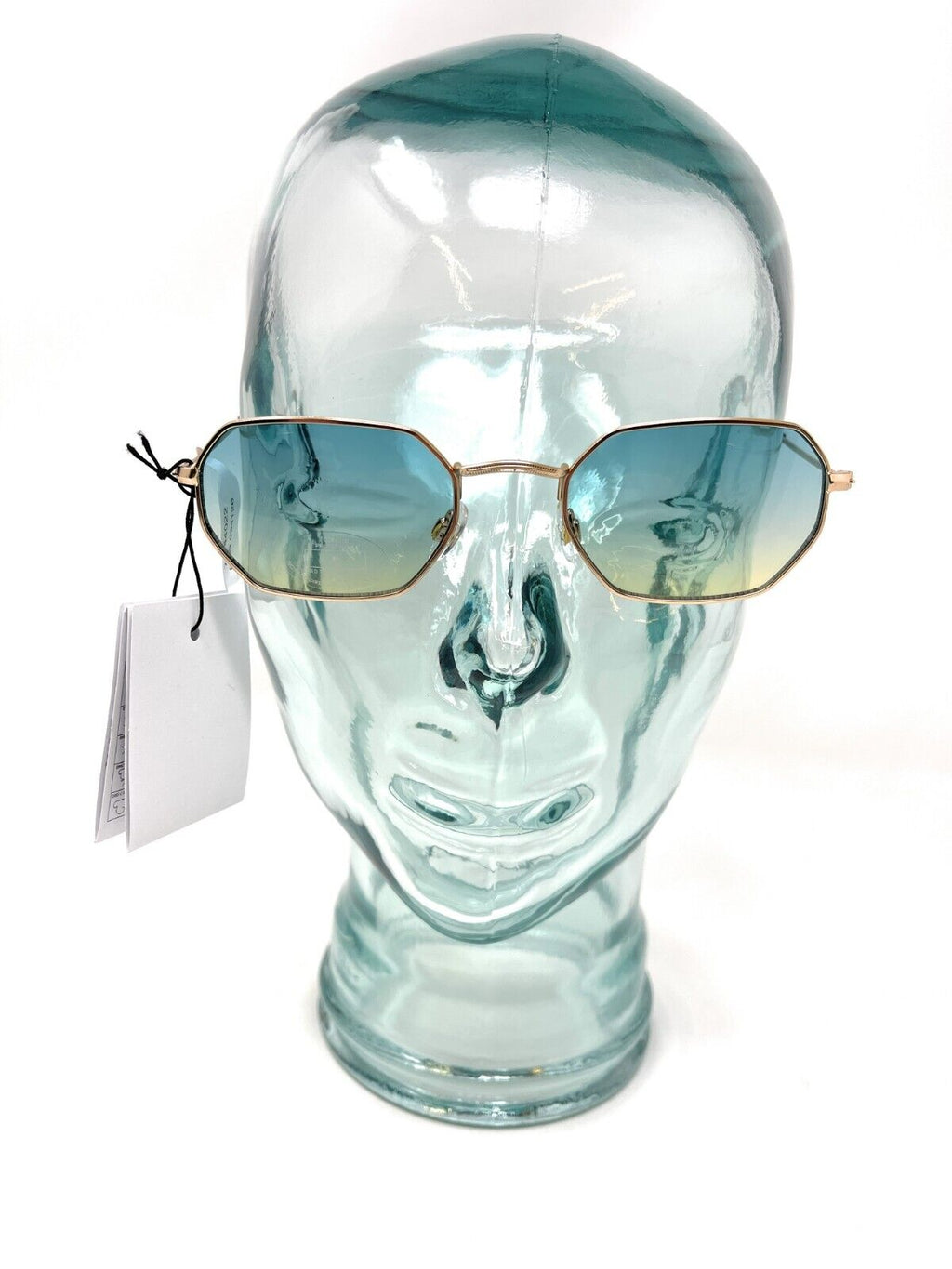 Sunglasses Gold Frame Blue Urban Outfitters 44022 1