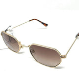 Sunglasses Gold Frame Brown Lens Urban Outfitters 42380 